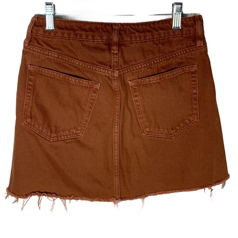 Free People We The Free Womens Jean Skirt Denim 26 - Picture 4 of 10